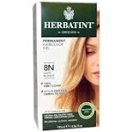 Herbatint Haircolor Permanent Gel, 8N Light Blonde - 4.56 fl oz box