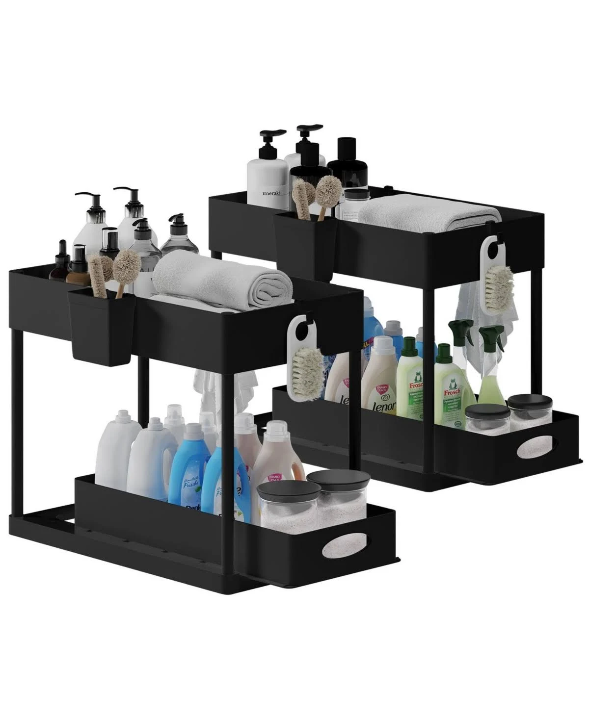 StorageBud 2-Tier Sliding Under Sink Organizer