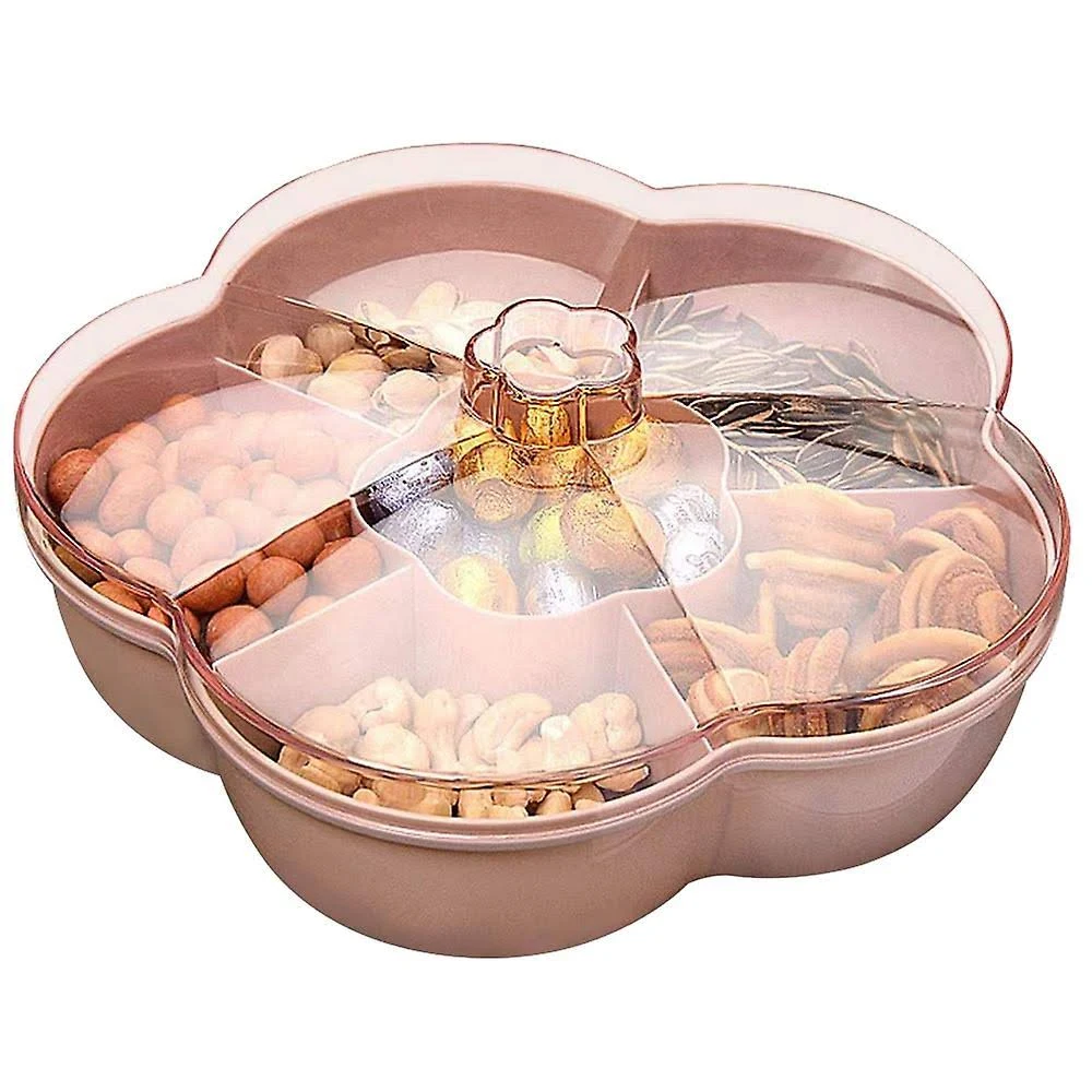 Cellophane For Gift Baskets Snack Storage Box Flower Shape Tray With Lid Nut Candy Food Fruit Dry Container Pink From Gabrielcoo, $17.15 | DHgate.Com