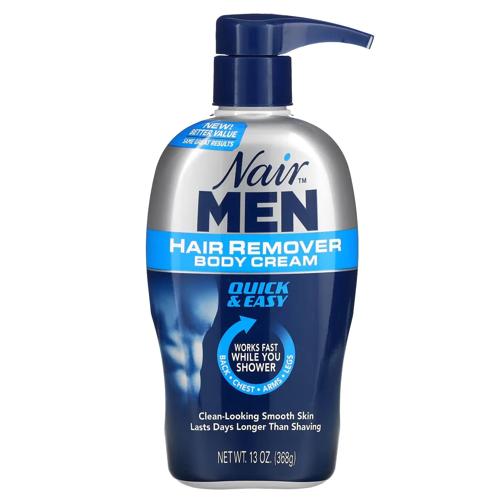 Hair Remover Men Body Cream 368 ml Pump by Nair