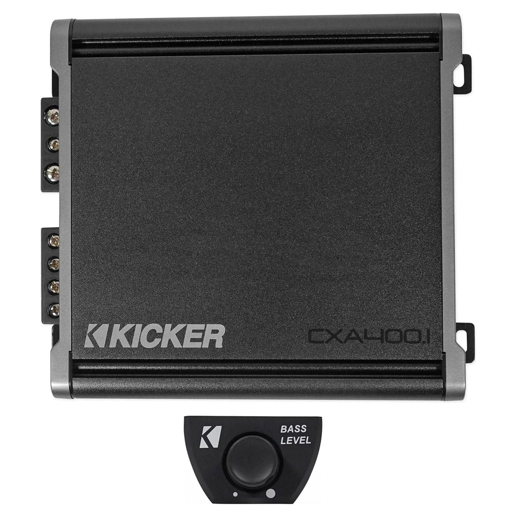 KICKER CX Digital Mono Amplifier with Variable Low-Pass Crossover - Black