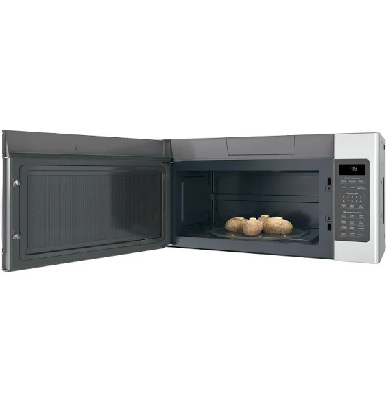 GE 1.9-cu ft 1000-Watt 29.75-in Over-the-Range Microwave with Sensor Cooking (Stainless Steel)