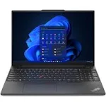 Lenovo ThinkPad E16 Gen 1 Intel Laptop, 16" IPS Touch  60Hz, i5-1335U,  UHD, 8GB, 512GB, Win 11 Pro, One YR Onsite Warranty