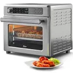 Oster digital air fryer oven with rapidcrisp -staniless street