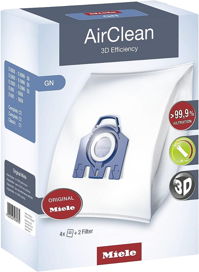 Miele Original AirClean 3D GN - Bolsas para aspiradora