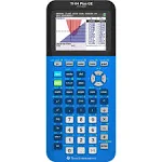 Texas Instruments 84 Plus CE Graphing Calculator - Bionic Blue