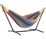 Vivere 9ft Double Hammock with Stand