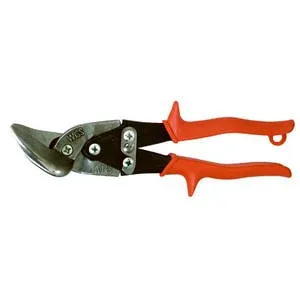 Wiss 9-1/4" Metalmaster Offset Straight and Left Cut Aviation Snips - M6R , Red