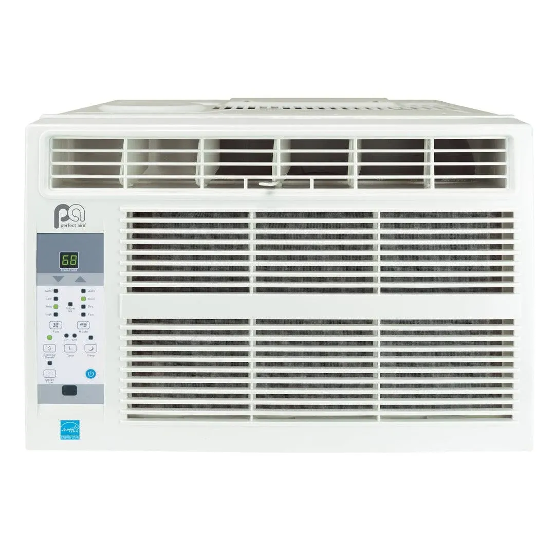 Perfect Aire Window Air Conditioner 6000 BTU w/Remote White 5PAC6000