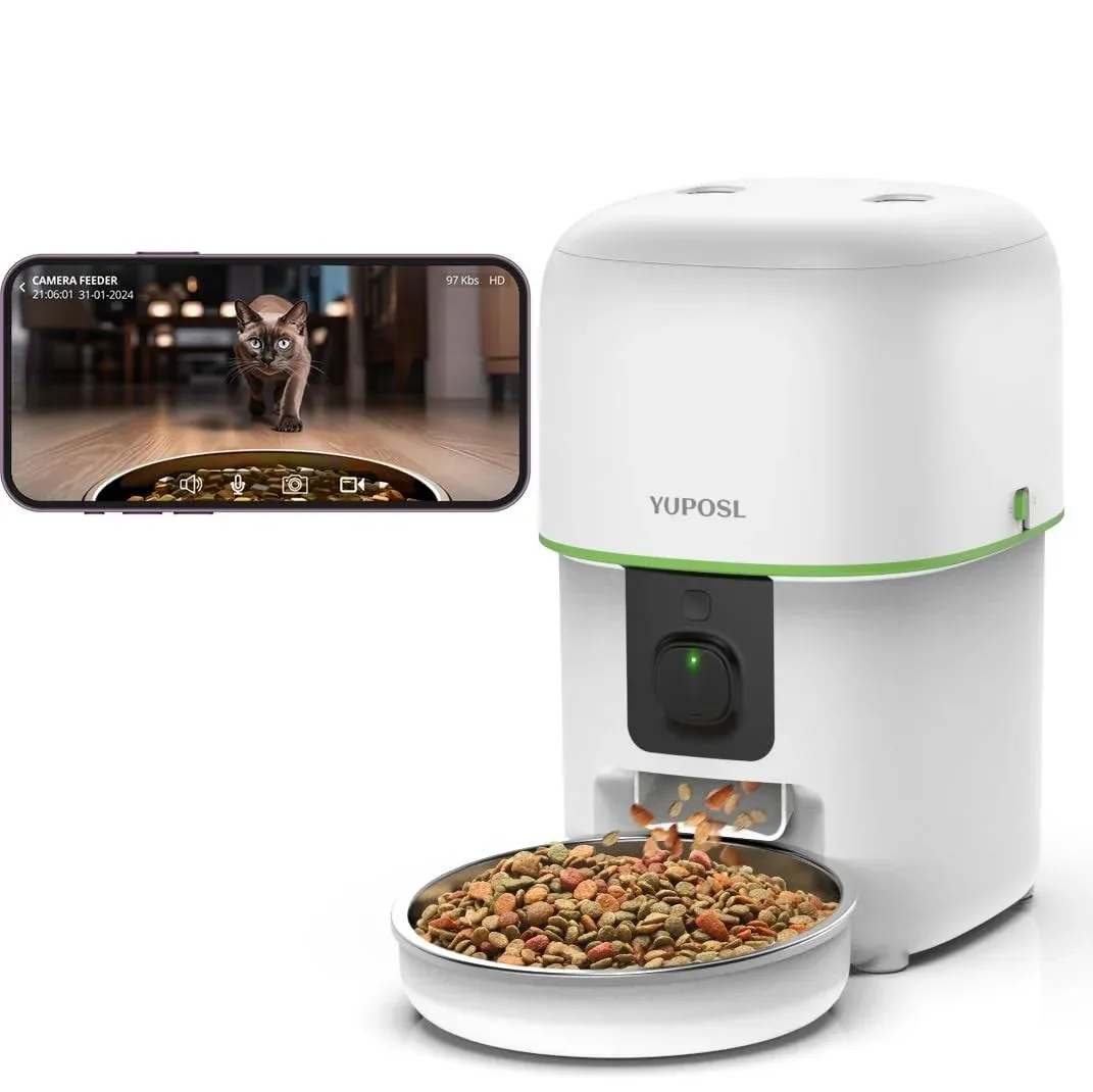 Yuposl 5G WiFi Automatic Cat Feeders