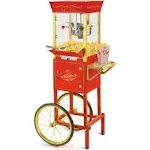 Nostalgia Vintage Professional Popcorn Cart 53 in