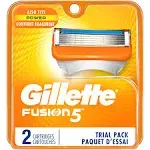 Gillette Fusion5 Mens Razor Blade Refills - 2 Count