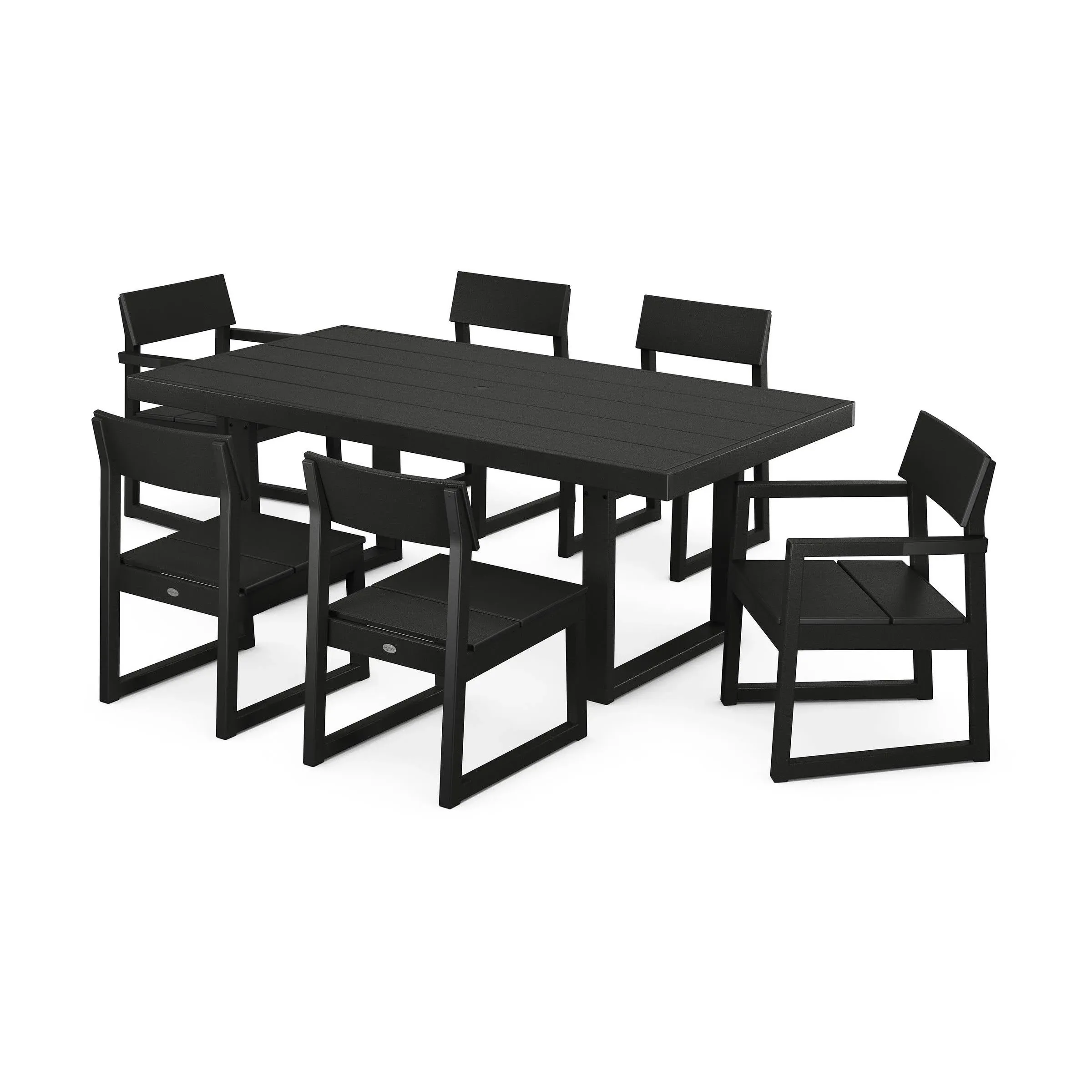 POLYWOOD Edge 7-Piece Dining Set