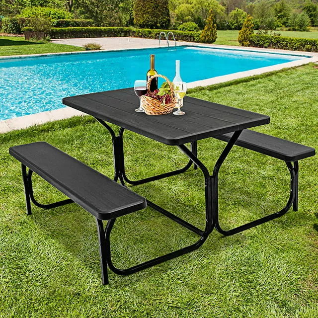 Picnic Table Bench Set for Outdoor Camping