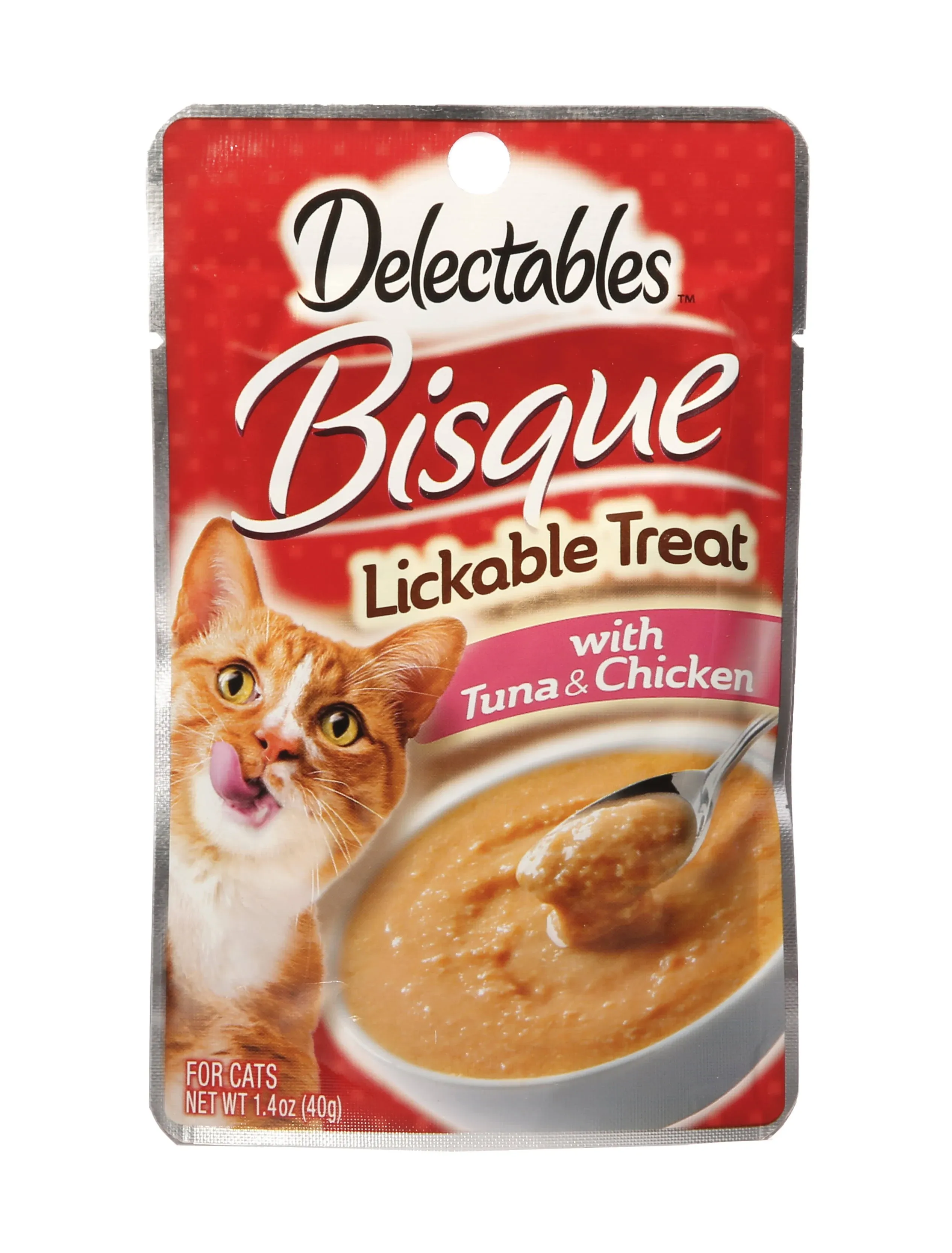 Delectables Bisque Lickable Treat, Tuna & Chicken, Bisque - 1.4 oz