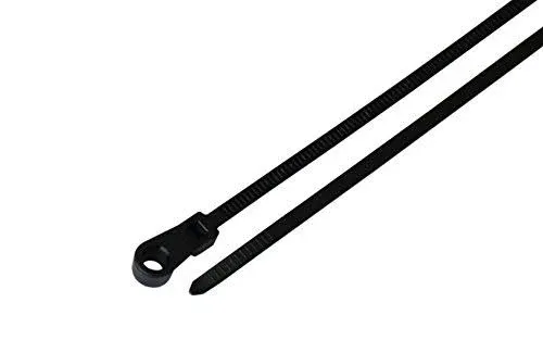 South Main Hardware 15-in 100-Pack Screw Mount 120-lb Black Speciality Cable Tie