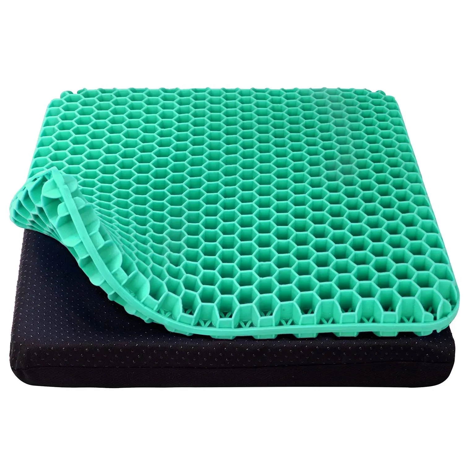 OMCOZY Gel Seat Cushion, Cooling Seat Cushion Thick Big Breathable Honeycomb ...