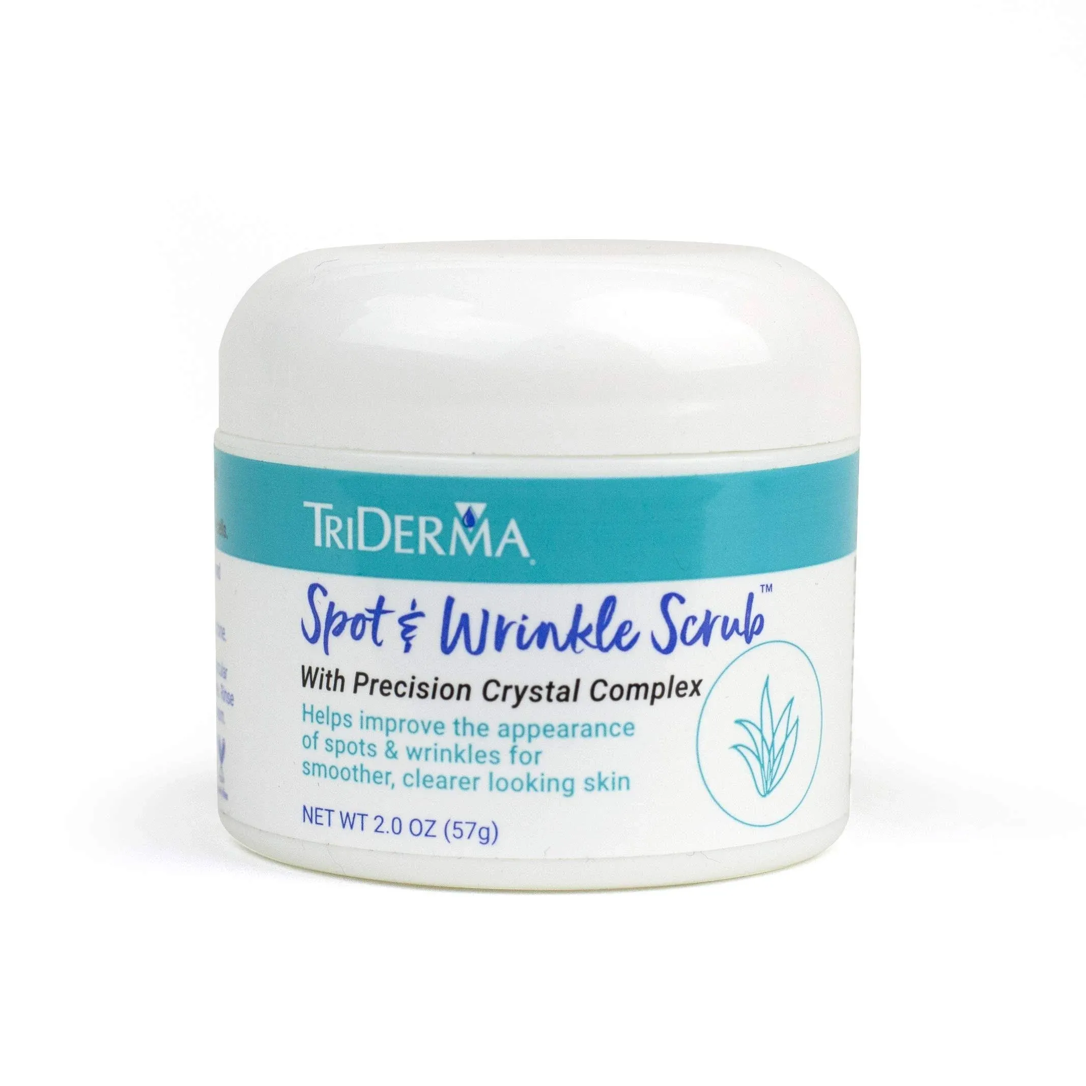 TriDerma Spot & Wrinkle Scrub for face and body - 2 oz jar