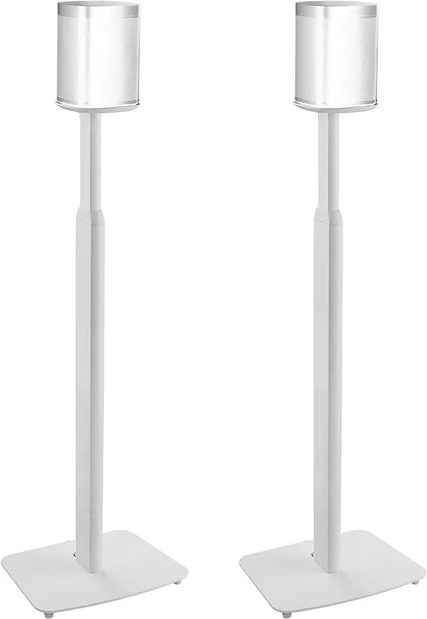 ynVISION.DESIG<wbr/>N Height Adjustable Floor Stands Compatible with Sonos One, One...