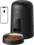 Petlibro Automatic Cat Feeder, Battery-Operated Automatic Cat Food Dispenser with 180-Day Life, Air Cordless Timed Pet Feeder for Cat & Dog, 2L Auto