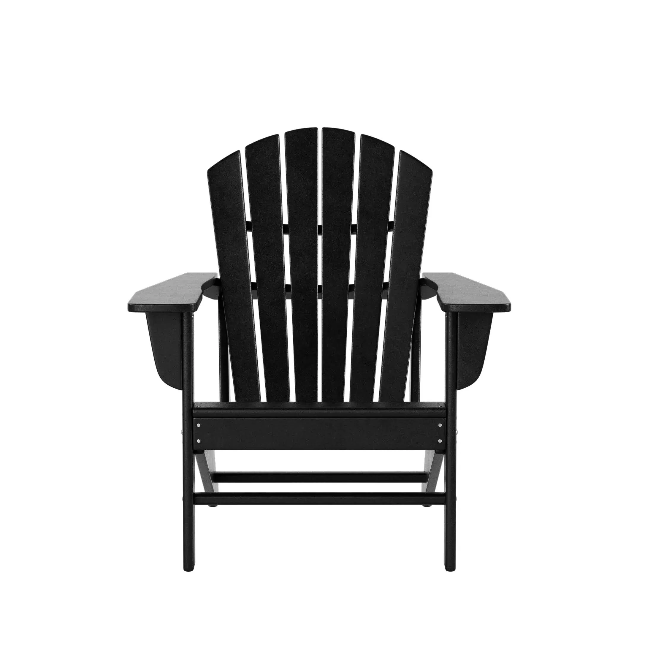 WestinTrends Dylan Outdoor Patio Adirondack Chair, Black