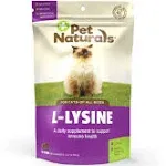 Pet Naturals of Vermont L-Lysine Chews for Cats, Chicken Liver - 60 count