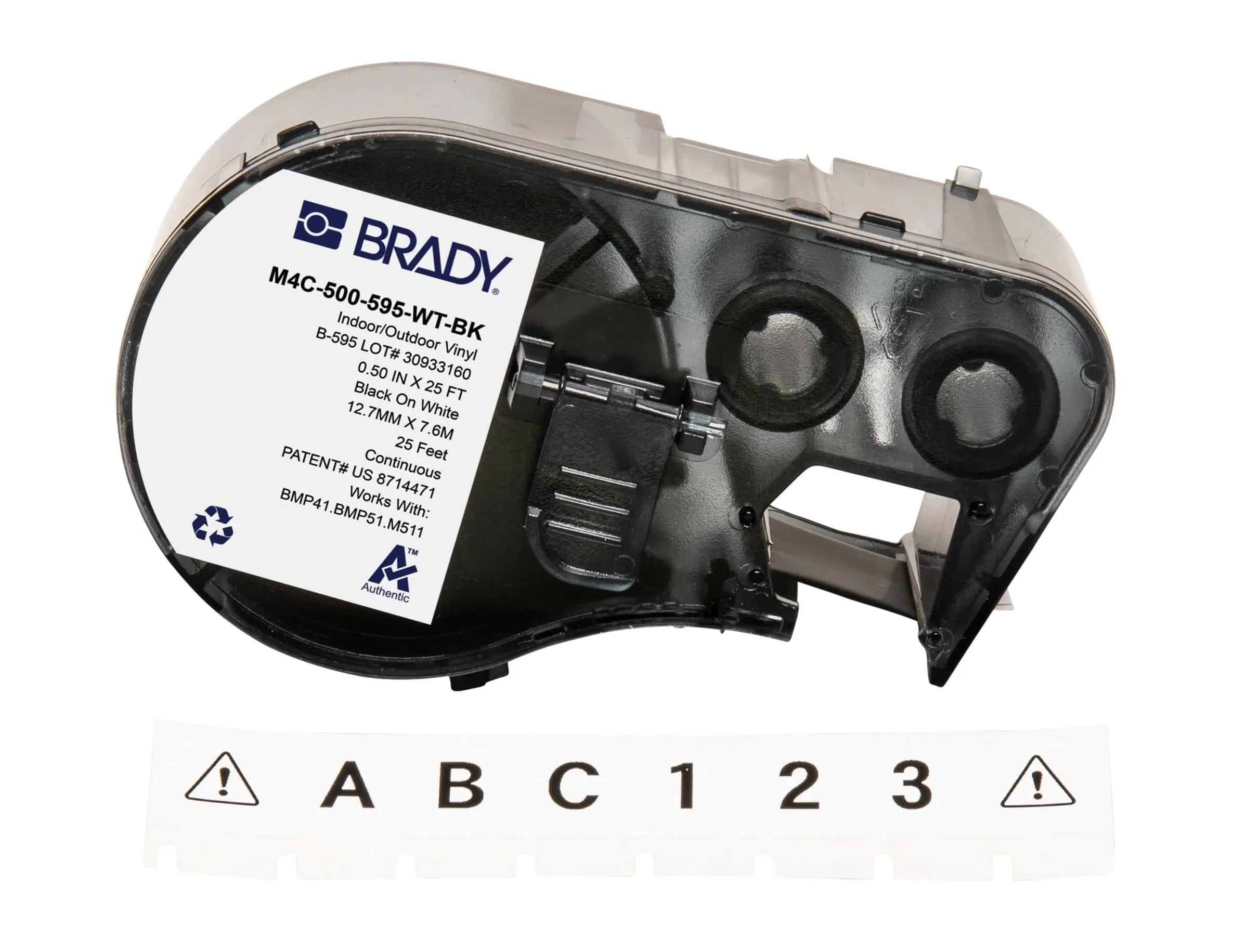 Brady M4C-500-595-WT-BK All-Weather