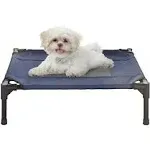 Petmaker Portable Raised Cot-Style Elevated Pet Bed, Blue