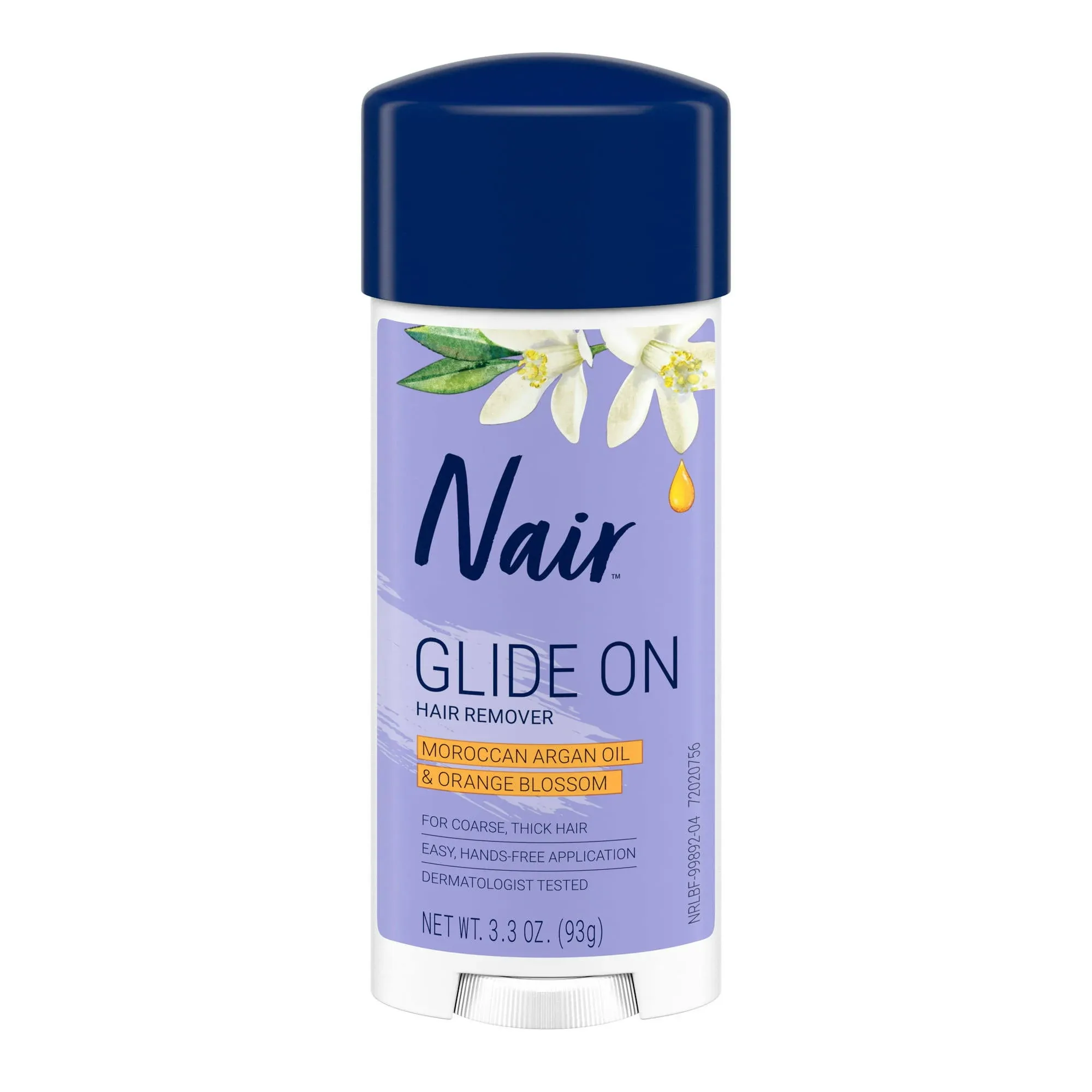 Nair Hair Remover Glides Away for Bikini, Arms & Underarms with Argan Oil, 3.3oz