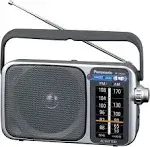 Panasonic RF-2400D Am / FM Radio, Silver