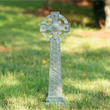 Avalon Gallery Celtic Cross Garden Statue