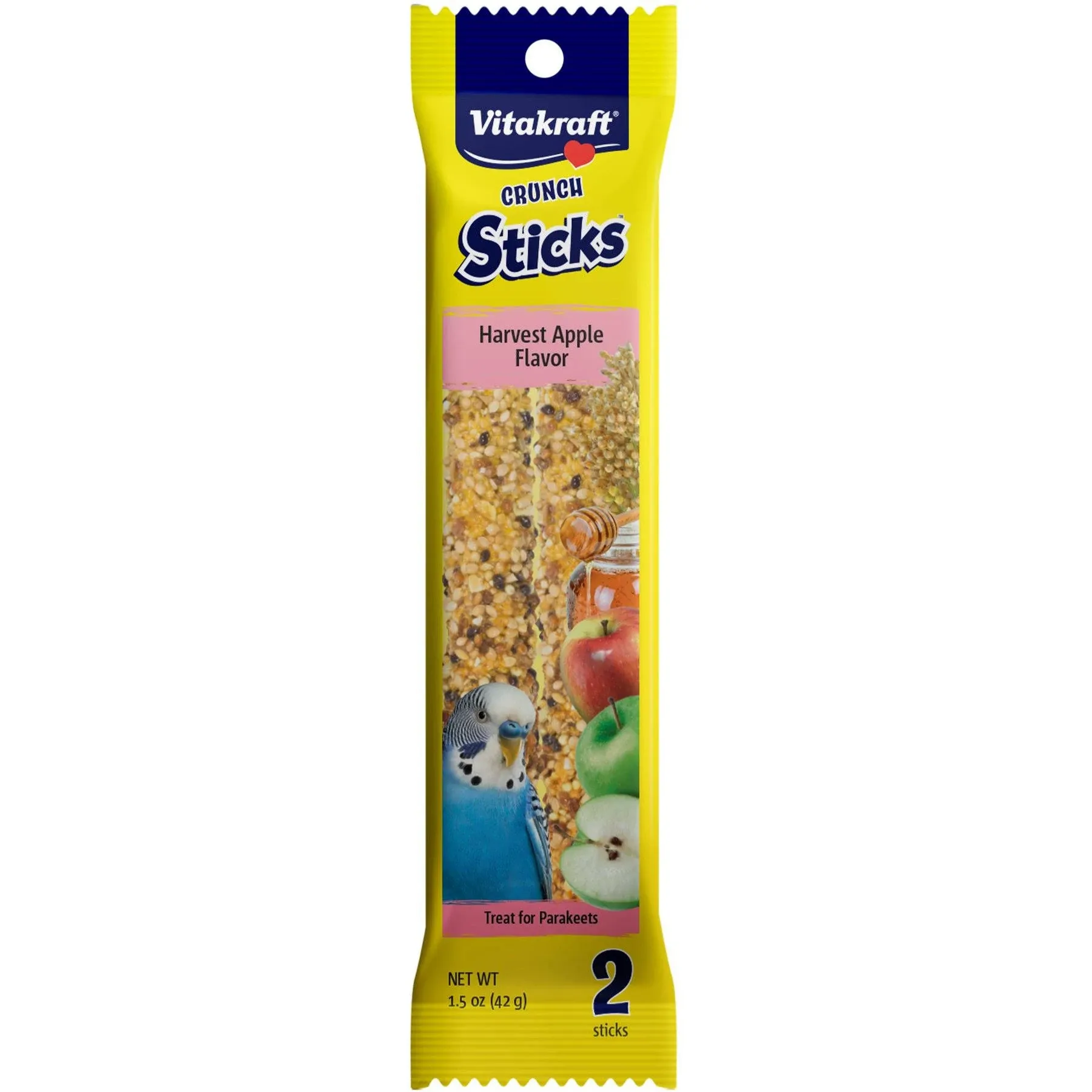 Vitakraft Parakeet Crunch Sticks Harvest Apple