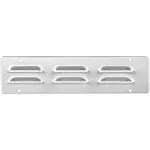 BBQGuys Signature 3 x 12 Stainless Steel Island Vent, Silver