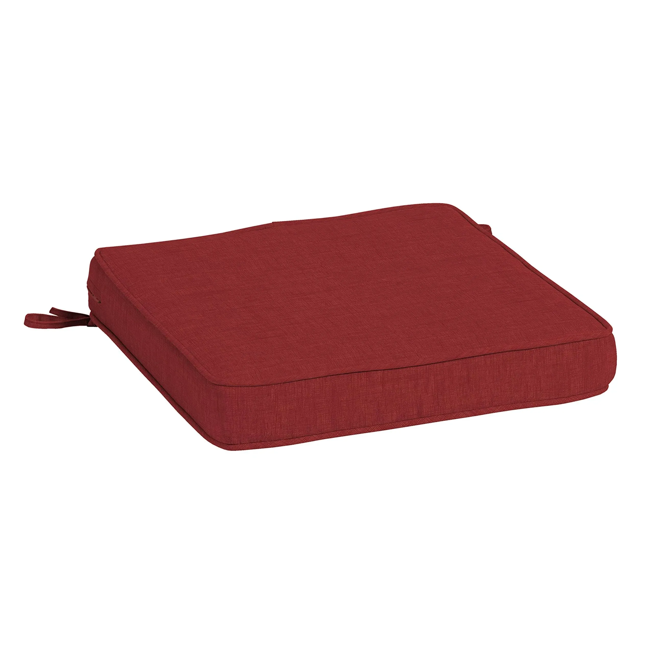 ARDEN SELECTIONS Seat Cushion 20&#034; x 20&#034; Sqaure Outdoor Ruby Red Leala