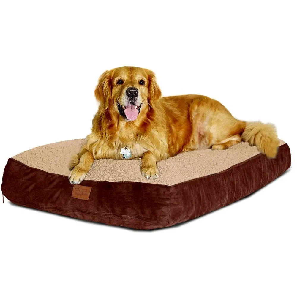 Floppy Dawg Large Dog Bed with Removable, Machine Washable Cover and Waterproof ...