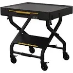 HALO Outdoor Cart | Portable Outdoor Countertop Grill Cart | Drop Down Drawer Storage | Collapsible | Tank Storage