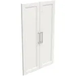 ClosetMaid 4594 Modular Closet Storage Solid 2-Door Kit, White