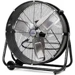 24&#034; High Velocity Drum Fan Industrial, Commercial, Speed Control 7700CFM