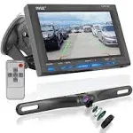 Pyle PLCM7500 7" Window Suction-Mount LCD Monitor & License Mount Backup Camera