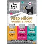 I and Love and You Feed Meow Variety Pack 3 oz (12 Pack)