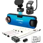 Dash Cam Bundle- UltraDash Z3+ Commercial, R1 Rear Cam &amp; HW1-B with 64GB SD Card