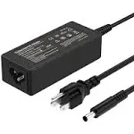 65W/45W AC Charger for Dell Inspiron P51F P25T P24T P57G P58F P69G P54G P28E P66F P20T P75F P30E P32E P60G P55F P30E P29G P89G P70F P64G P47F P35E P63F P76G P83G P87G Laptop Power Supply Cord