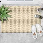 Shape28 Floor Mat Ultra-Thin Kitchen Bathroom Rug with Non Slip Rubber Backing 35”x23”