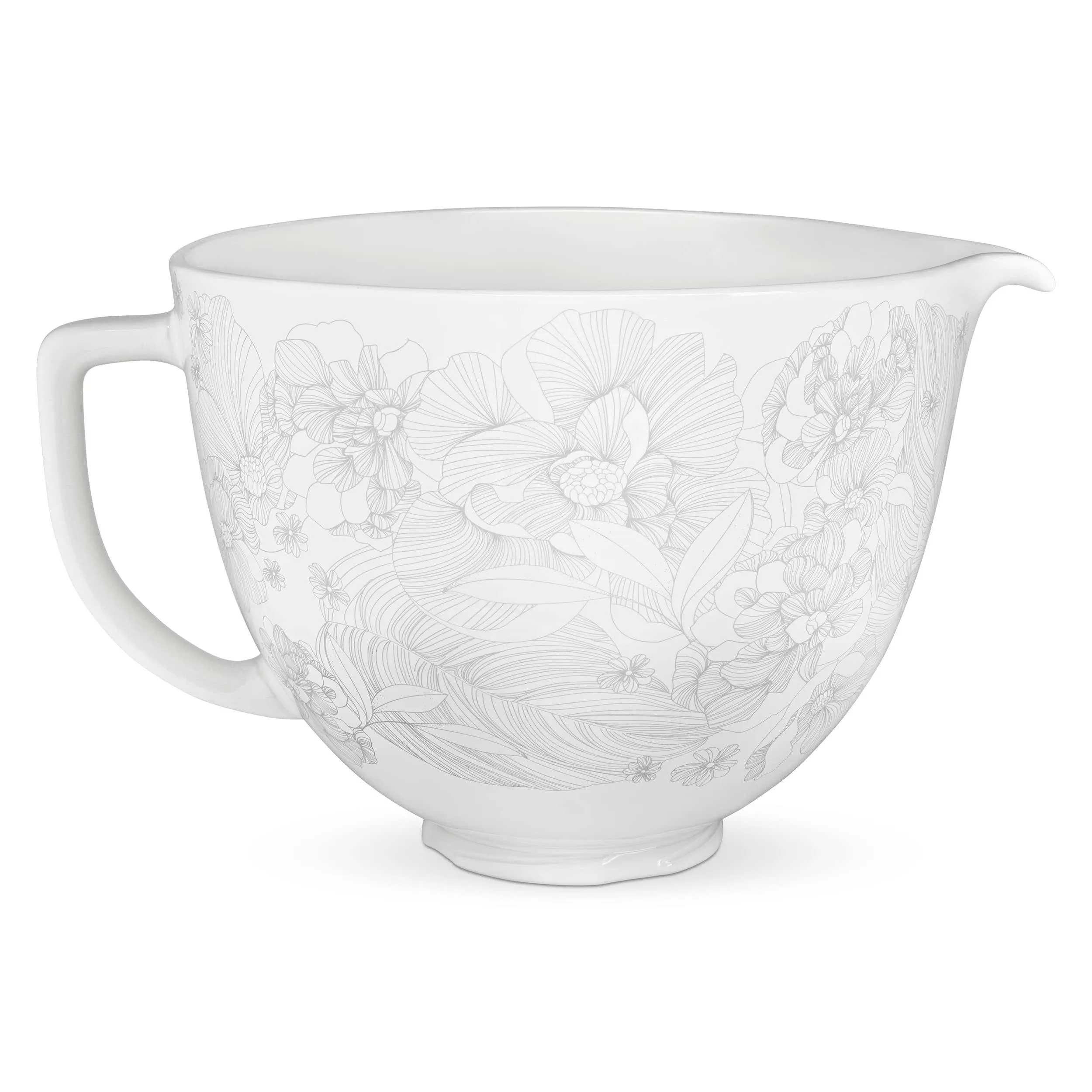 KitchenAid® 5 qt. Whispering Floral Ceramic Bowl | Bed Bath & Beyond