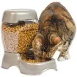 Petmate Pearl Pet Cafe Feeder, Beige, 6 lb Capacity