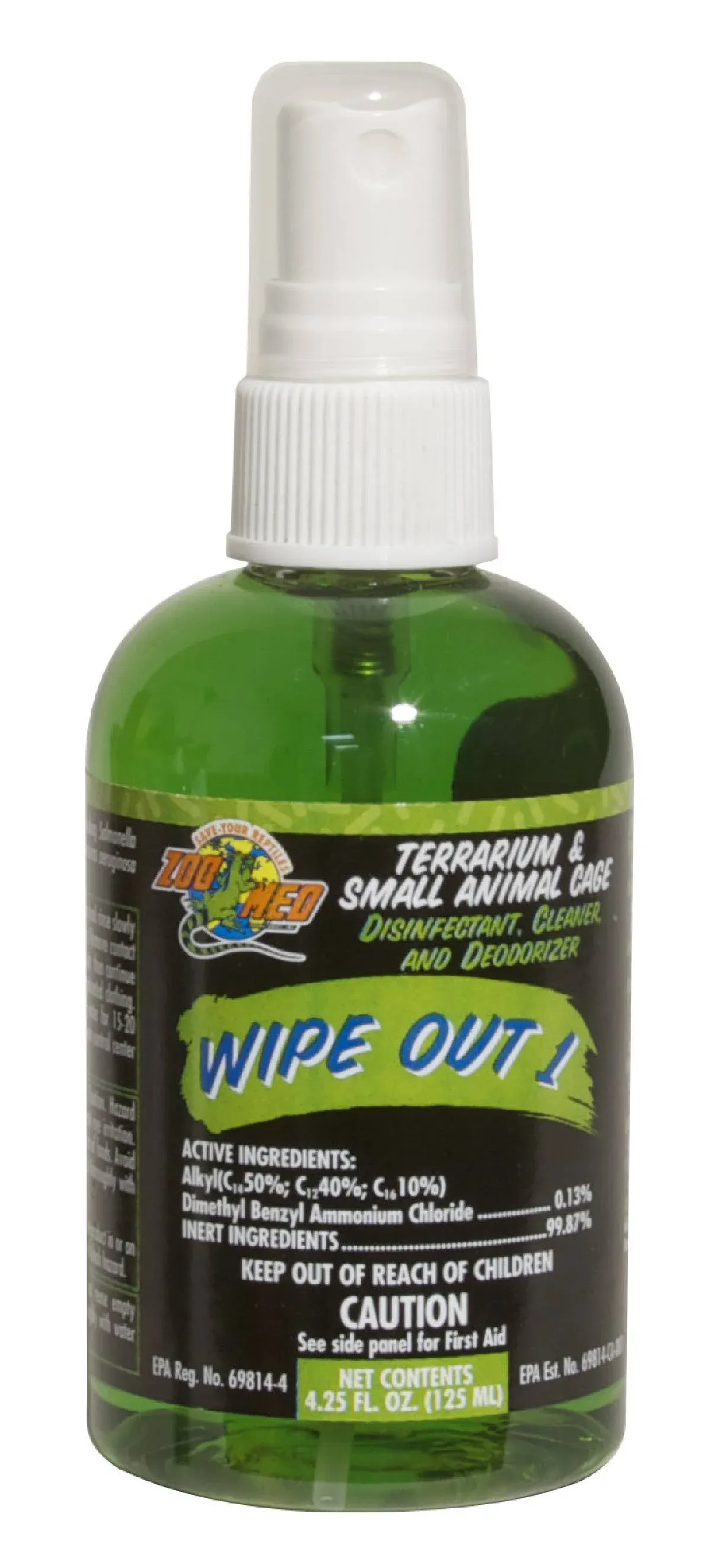 Zoo Med Wipe Out 1 Terrarium Disinfectant, 4.25-oz