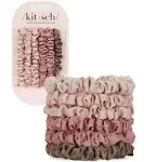 Kitsch Ultra Petite Satin Scrunchies - Terracotta