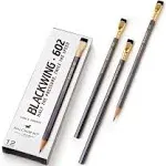 PALOMINO Blackwing 602 Original Soft Pencil, 12 Count(1 Dozen) Gray Art, Eraser, Writing Instrument