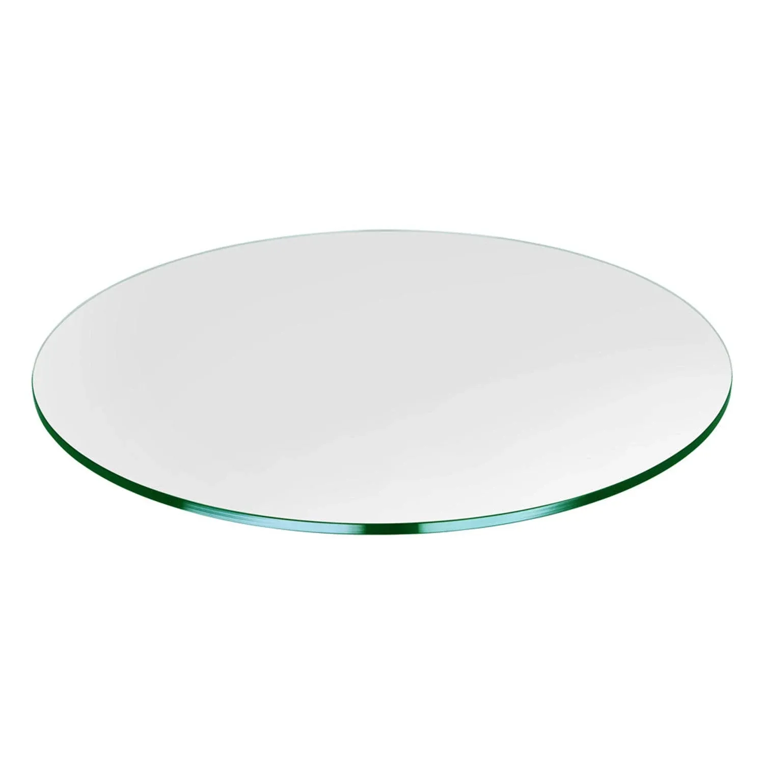 Pro Safe Glass 24&#034; Round Tempered Glass Table Top 1/4&#034; Thick Bevel Edge