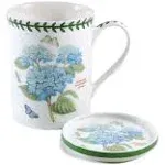 Portmeirion Botanic Garden Hydrangea Mug and Coaster Set